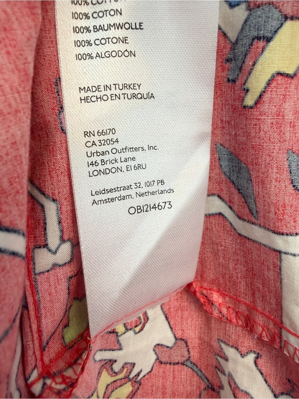 Anthropologie Maeve Somerset Maxi in Red Geo Floral Print Cotton Dress, Size Med - Picture 7 of 9